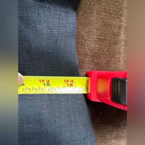 Sake Black 100% Linen Sleeveless Dress Thick Material SZ 10 - Picture 15 of 16